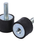 Tough As Nails Rubber Vibration Isolation Mounts Four Pack With M8 Threads for absorbing shock in garages or home gyms.