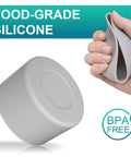 Two Pack Silicone Boot Protective Sleeve For 40 Oz And 30 Oz Tumblers shown flexible and BPA free