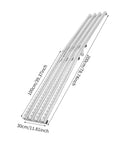 Unloading Conveyor Chute Foldable 78.74 By 11.81 Inch Portable Conveyor Roller, folded view with dimensions, light duty belt table.