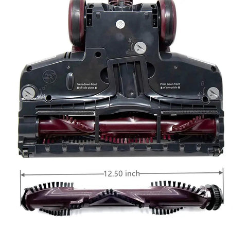 Shark Navigator Vacuum Filter Brush Roller Replacement For Lift-Away TruePet NV650 NV651 NV652 NV650W NV750 NV751 NV752 NV753C NV765 Upright Vacuums Easy Swap And More base with roller brush and dimensions