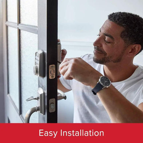 Game Changing Bluetooth Programmable Keypad Door Lock Deadbolt Featuring Smartkey Security And Crisp Iron Black Finish Stress Free App Control For Dope Home Protection And Locked Down Daily Vibes