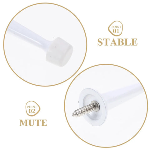 Heavy Duty Floor Door Stopper With Soft Rubber Tip And Zinc Alloy Built Tough Construction Weatherproof Break Resistant details