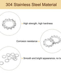 External Tooth Washers Set M6 304 Stainless Steel External Serrated Washers For Mechanical Equipment Fasteners, high strength