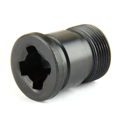 Durable black steel M1 Garand gas cylinder lock screw showing thread design for secure fitting, part of Built Like A Tank All Steel M1 Garand Gas Cylinder Lock Screw Paired With Heavy Duty Replacement Wrench Legit Gunsmith Gear For Serious Range Work And Fast Fixes.