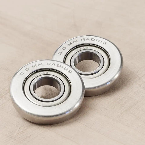 Heavy Duty Metal Bender Roller Set Handles Aluminum And Zinc Bends Like A Champ With A Slick 2mm Radius Wheel Forged From Rust Proof Stainless Steel And Laser Etched Dimensions For Quick Grip