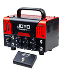 BanTamp XL Mini 20W Guitar Amp Head With Bluetooth, Hybrid Tube Tech, showing front controls and footswitch