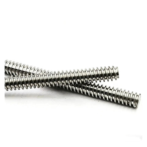 Premium Trapezoidal Lead Screw Forged From True 304 Stainless Steel Includes Copper Nut For A Smooth Operator Setup Built Tough For Daily Grind On Cnc Routers 3D Printers And Stepper Drives 0.5m