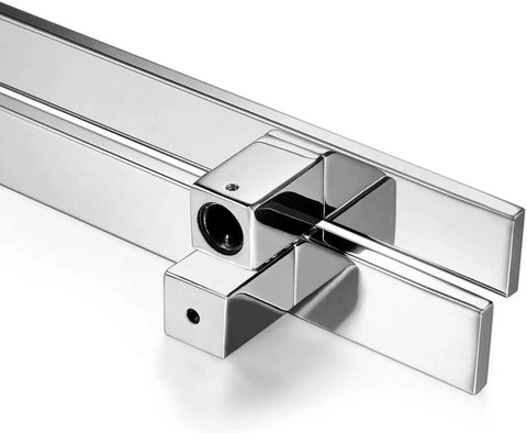 Tough As Nails Heavy Duty Stainless Steel Push Pull Door Handle For Glass And Barn Doors 304 Grade Polished Chrome Finish