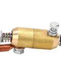 360 Degree Rotation Welding Ground Clamp made from solid brass, featuring a copper connection for stable energy flow.