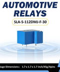 Compact 12V DC General Purpose Relay With 30A NO Switching, Four Pin Coil, Sealed Design For Tough Everyday Builds