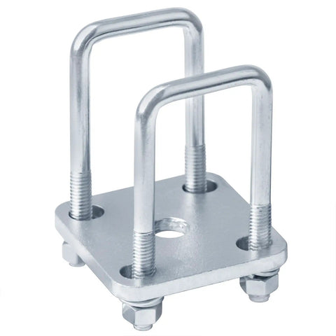 2 Pack Trailer U Bolt Kit For 1-1/2 Inch Square Axles And 1-3/4 Inch Leaf Springs, Includes 3/8 Inch By 1-5/8 Inch By 4 Inch U Bolts