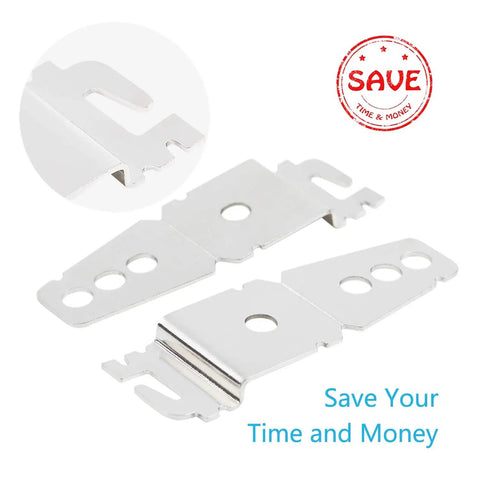 Two Pack Dishwasher Upper Mounting Brackets With Screws Replacement 8269145 WP8269145 AP3039168 PS393134 Compatible With Whirlpool