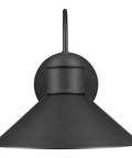 2-Pack Outdoor Wall Sconce in Weatherproof Black Finish, Dope Vintage Inspired Modern Industrial Lighting for Front Porch and Patio