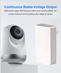 Top Tier Portable Ups Adapter With 1200mAh Emergency Backup For Router Camera Modem 2A Usb Output next to security camera setup.