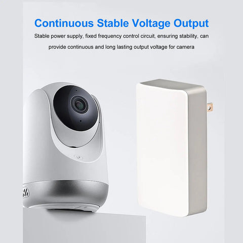 Top Tier Portable Ups Adapter With 1200mAh Emergency Backup For Router Camera Modem 2A Usb Output next to security camera setup.