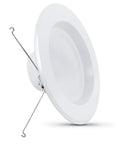 5 To 6 Inch LED Recessed Downlight With Pre Mounted Trim And Standard Base Adapter, Dimmable 2700K Soft White, side view