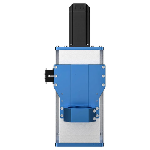 Z-Axis Assembly Kit Upgrade For PROVerXL 4X4 CNC Machine With NEMA23 Closed-Loop Stepper Motor And 65mm Spindle Motor Holder For Compact Router Or Trim Router, blue aluminum assembly