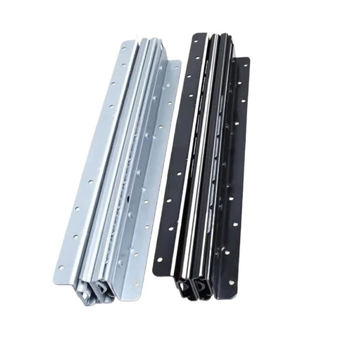 Full Extension Drawer Slides For 3 Section Staircase Hidden Base Cabinet Track System Heavy Duty Rails 40 Cm To 70 Cm Tool Free