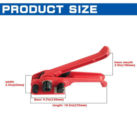 Heavy Duty Steel Poly Strapping Tensioner And Cutter Windlass Manual Banding Tool For One Half To Three Quarter Inch Polyester Strap Badass Garage Gear That Gets Things Done Fast