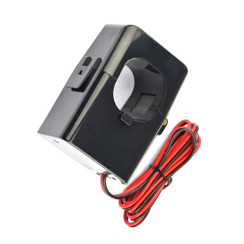 Heavy Duty Split Core Current Transformer With No Sweat Snap On AC Clamp Sensor for EV Chargers Power Grid and 5G Sites, compact design.