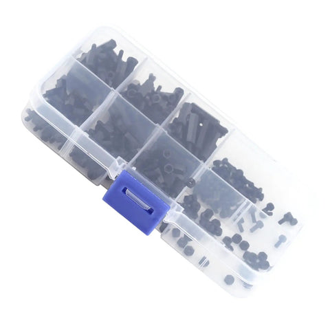 Dope Long Lasting Nylon Male Female Standoff Spacer Kit For Mounting Circuit Boards With Anti Signal Interference Hexagonal Pillars Great For Chip Thermal Channels M2 Single Pass Model in organizer box