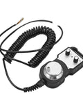 Universal 100Ppr Electronic Handwheel Manual Pulse Generator For Cnc Control Systems Precise Dial Input Tool For Smooth Machining Jobs And Cool DIY Mods, coiled cable