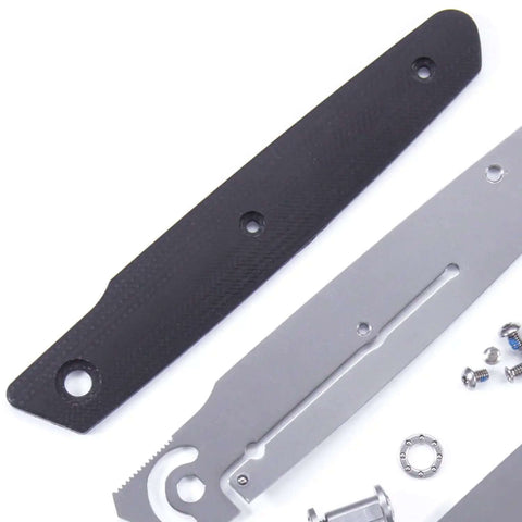 M63 DIY Folding Knife Kit With Dual Bearing Flipper Parts Kit Black G10 Handle Scales Gift Box Included USA Design Beginner Friendly Pro Grade Feel For Hobbyists And Knife Makers components including handle scales and screws