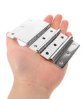4 Pcs Folding Lift Off Hinges For Flight Case Heavy Duty Detachable Hinges For Wooden Boxes Toolbox Cabinet Doors Road Case Hardware Accessory Ideal For Secure Lids During Transit Easy To Install And Replace Durable Steel Construction For Travel displayed on hand