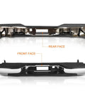 Performotor rear step bumper with license plate lights; front and rear views for 1999–2006 Chevy Silverado/GMC Sierra.