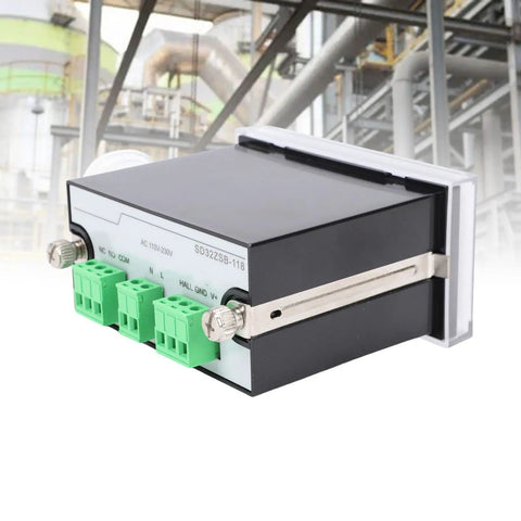 Top Shelf Digital Tachometer With Four Digit LED Screen And NPN Proximity Probe Serving Lathes And Conveyors Rigged For No Sweat Speed Checks And Rock Solid RPM Monitoring Any Day