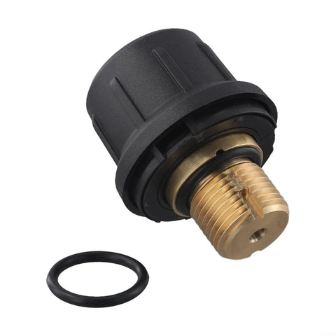 Brass Safety Valve Replacement For SC1 SC2 CTK10 SC2D Steam Vacuum Cleaner And Engine Cover Fitting with ring, brass and plastic materials
