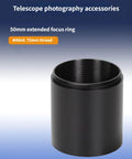 Aluminum M48x0.75mm Thread Extension Tube For Astrophotography And Terrestrial Viewing, cylindrical focus ring adapter.
