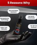 Nano Car Scratch Remover Spray Kit 3 Pieces Quick Shine And Long Lasting Protective Coating For Car Surfaces