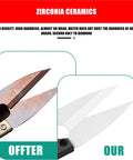 Comparison of rusty scissors versus Ceramic Insulated Scissors Heavy Duty Wire Cutters Safe For Live Circuits Razor Sharp Lightweight.