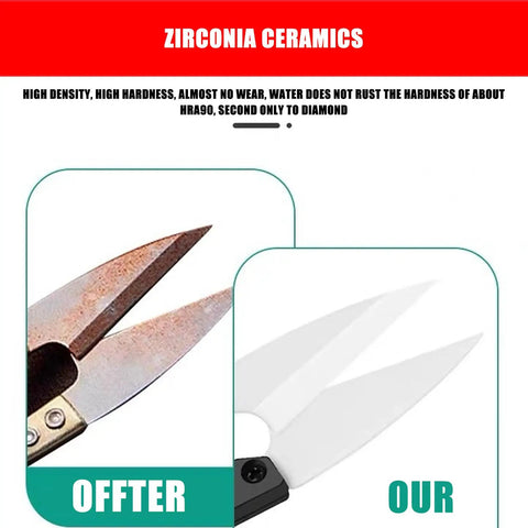 Comparison of rusty scissors versus Ceramic Insulated Scissors Heavy Duty Wire Cutters Safe For Live Circuits Razor Sharp Lightweight.