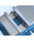 Close-up of the 1Pcs High Precision Milling Bench Vise 4 Inch Clamp showcasing its hardened steel jaw surfaces.