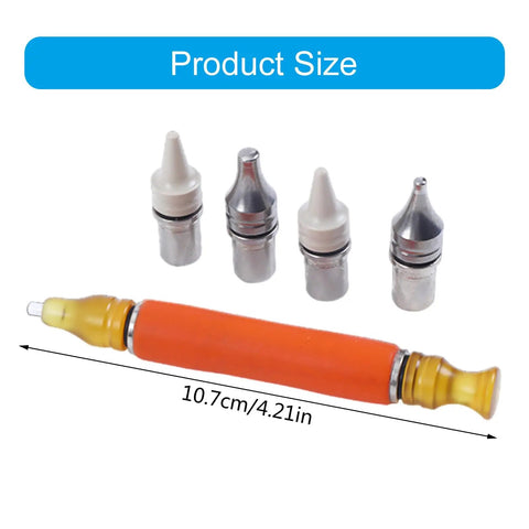 Magnetic Suction Dents Repair Pen For Vehicle Bodywork And Home Maintenance Easy Quick Fix Dent Tool with five interchangeable tips