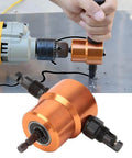 Double Head Sheet Metal Nibbler Cutter With Stainless Steel Build, 360 Degree Cutting Head for auto maintenance in action