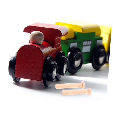 Miniature Wooden T Shaped Pin Nails Set For Crafts And Woodworking 20 Pcs Great For Fine Detail Work Like Train Wheel Models Solid Wood