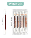 Travel Ready Iodine Swabs With Snap And Flow Technology, Premium Organic Cotton Tips, Individually Packaged, Product Size Display
