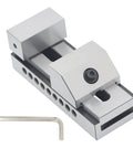 3 X 7 Inch Screwless Vise For Toolmakers, Precision Grinding Insert Toolmaker Clamp, Steel Construction with Allen Key