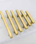 Brushed Brass Cabinet Pulls 3 Inch T Bar Drawer Handles For Kitchen Cupboard And Drawer Hardware Pack Of 10 Durable Stainless Steel