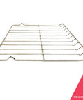 Oven Rack Replacement For Electric Ranges And Stoves Model 318345216 heavy duty stainless steel, angled view, Frigidaire