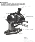 Beefy 220V Universal Tool Grinder with adjustable handles and shafts for precision drilling and sharpening metal blades.