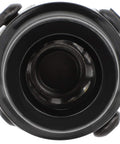 Top view of black 3/4-36 Spline To 3/4 Inch Round U-Joint Steering Universal Joint Coupling, circular center detail.