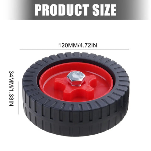 Two Pack Battery Powered Lawn Mower Attachments With Roller Wheels For Breezy Maneuvering And Simple Assembly Boosting Stability