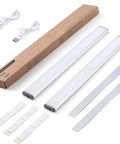 78 LED Closet Lights 16 Inch Under Cabinet Motion Activated USB Rechargeable Night Light with cables and strips