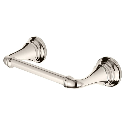 Delancey Pivoting Wall Mount Toilet Paper Holder in Polished Nickel with Concealed Mounting No Visible Screws Sleek Bathroom Accessory