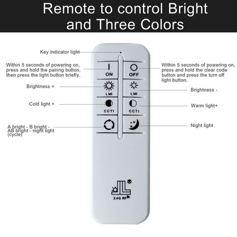 Remote control for Modern Pendant Light With Adjustable Height In Brushed Nickel For Kitchen Island And Dining Bar features.