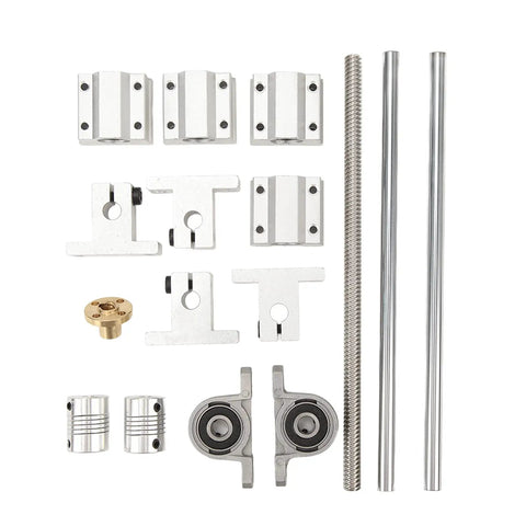 8x8 Lead Screw Shaft Kit With 304 Stainless Steel Guide Rods And SC8UU Bearing Blocks For 3D Printers And CNC Machines components